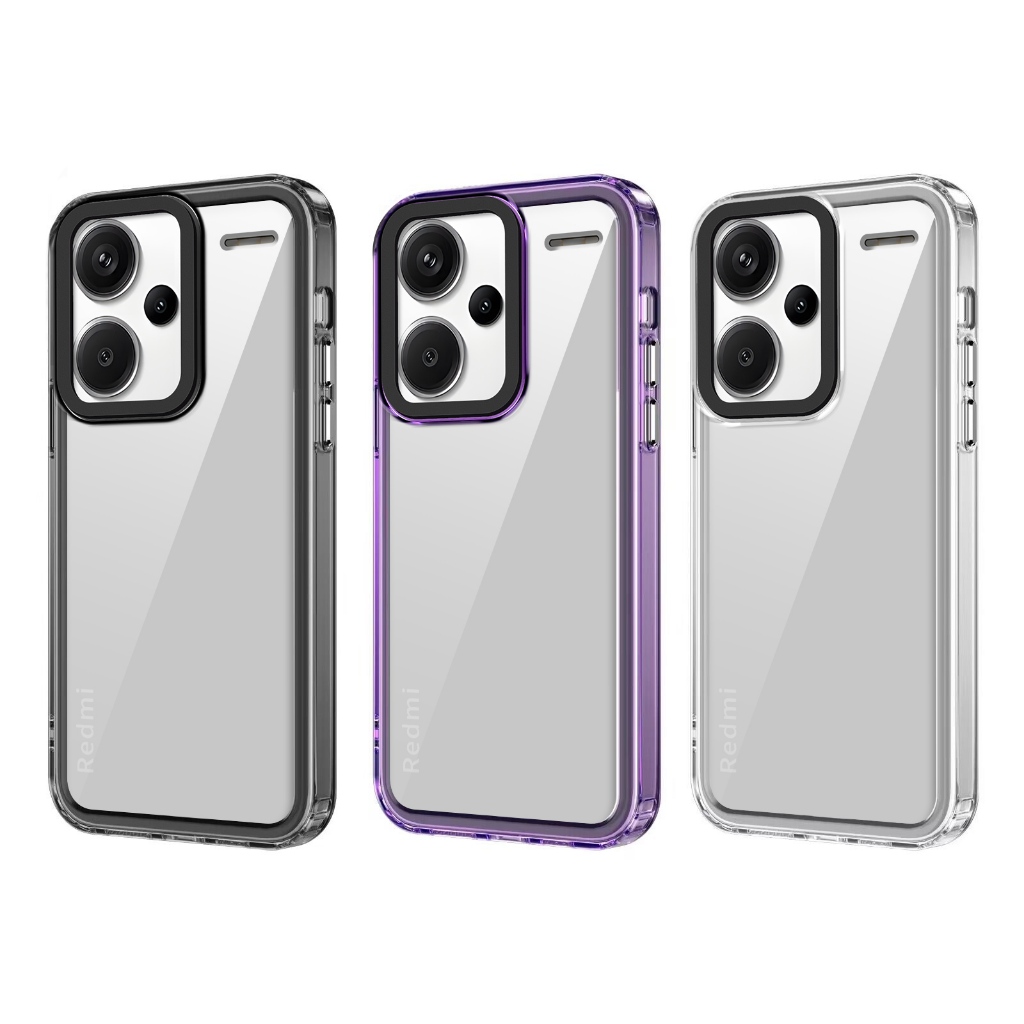 โปร ่ งใสกรณี Redmi หมายเหตุ 13 Pro Plus 5G หมายเหตุ 13 4G หมายเหตุ 13 Pro 5G Redmi 13C 4G 5G Xiaomi Poco C65 หรูหราอะคริลิคกันกระแทกฝาครอบแข ็ ง