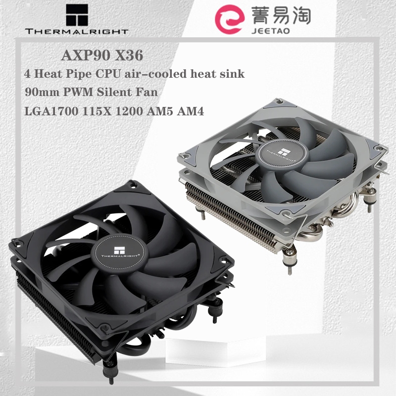 Thermalright AXP90-X36 พัดลมระบายความร้อน CPU 4 ท่อความร้อน ความสูง 36 มม. พร้อมพัดลม PWM 92 มม. สํา