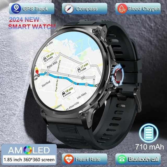นาฬิกาข้อมือสมาร์ทวอทช์ HD บลูทูธ 1.85 นิ้ว 710mAh 3ATM กันน้ํา ติดตามการออกกําลังกาย สําหรับ XIAOMI IOS