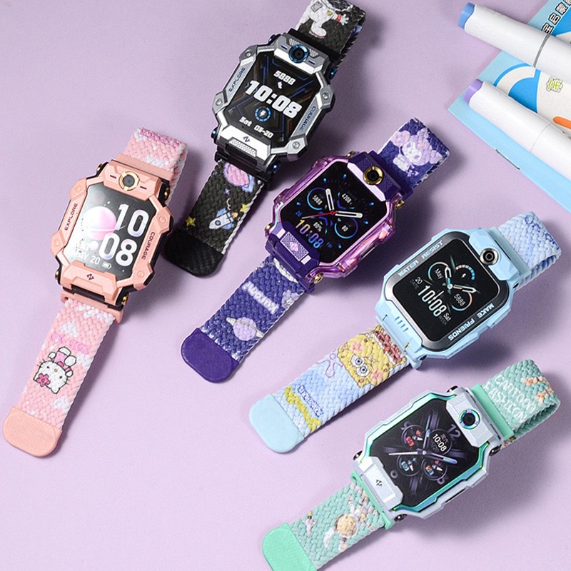 🚚 พร้อมส่ง สายนาฬิกา imoo Watch imoo watch Z1 Z2 Z5 Z6 Z7 สายนาฬิกา imoo watch Z1 Z6 Z7 Z2 สายนาฬิกาข้อมือ ผ้าแคนวาส แบบยืดหยุ่น  imoo สาย  kids imoo Z7