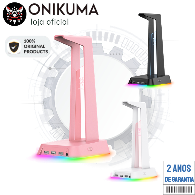 Onikuma ST-2 ที่วางหูฟัง สีชมพู เหมาะสําหรับหูฟังทุกรุ่น ที่วางหูฟัง