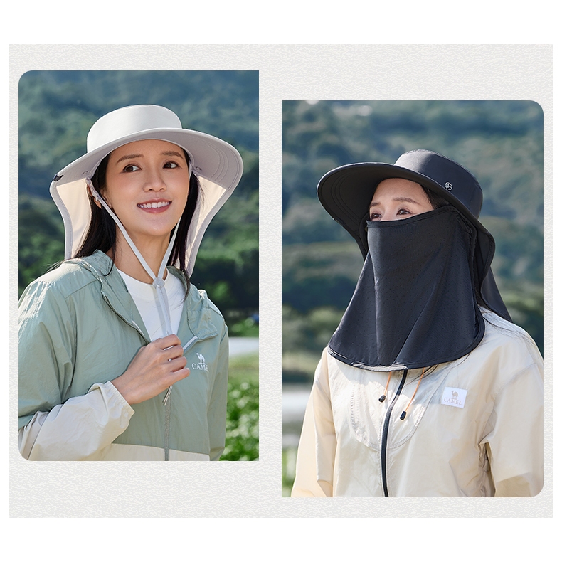CAMEL CROWN หมวกชาวประมง ทนรังสียูวี ปีกกว้าง ราคา ถูกที่สุด ดีลบีเคเค แกลเลอรีภาพที่ 9