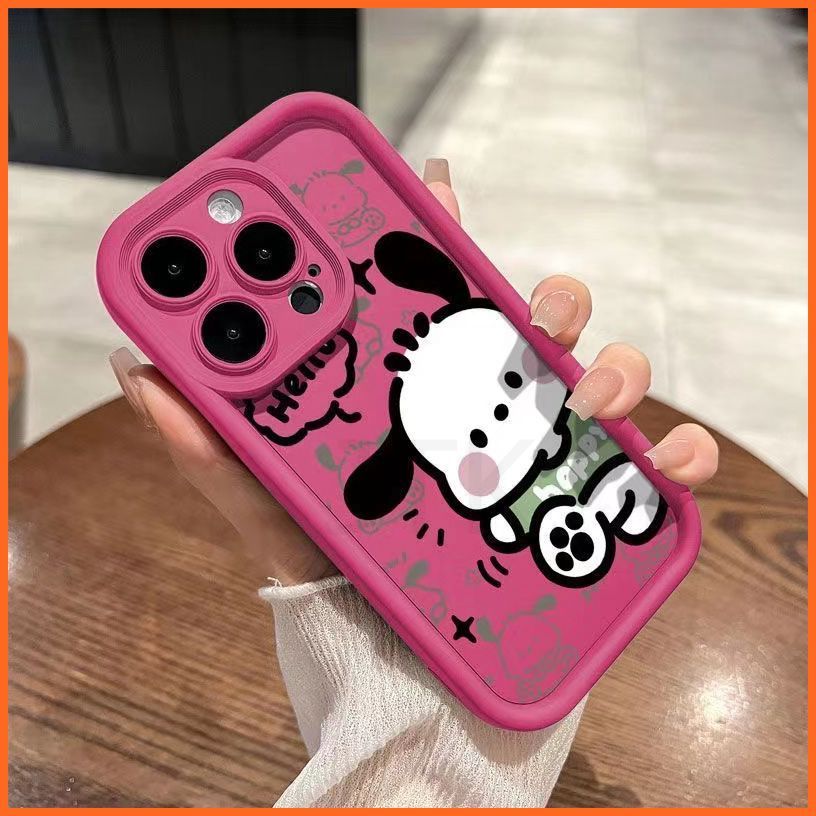 เคส OPPO Reno 11 Pro 5G Reno 11 5G Reno 11F Reno 7 5G Reno 2 Reno 2Z Reno 2F A91 Reno 3 A59 A59S F1S F7 F5 F5 Youth เคส ซิลิโคน Diamond Pacha Dog Hello Happy กรณีโทรศัพท์