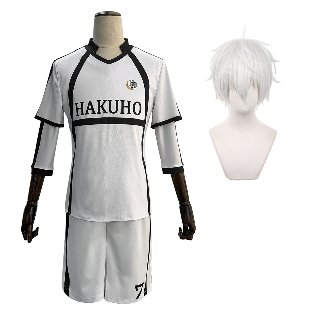 HOLOUN Blue Lock ชุดคอสเพลย์ Nagi REO Jersey HAKUHO ชุดฟุตบอลฮาโลวีน