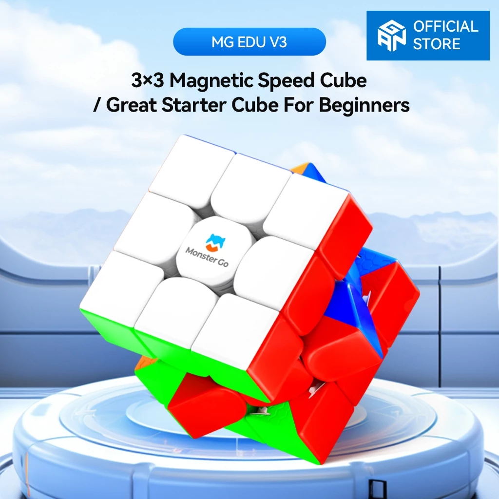 Gan Monster Go Magnetic V3 3X3 การศึกษา Cube Mg ของเล่นปริศนาสําหรับเด็กรุ่น 2023 ไม่รวมกวดวิชา