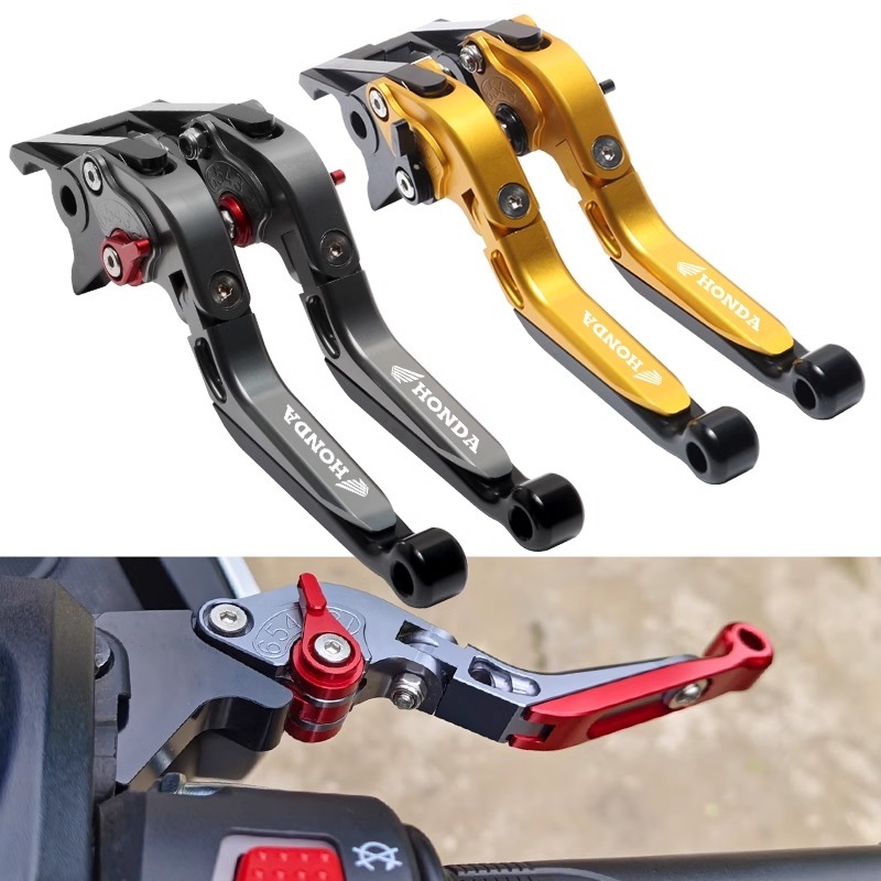 ก้านเบรกคลัทช์ พร้อมโลโก้ อุปกรณ์เสริม สําหรับรถจักรยานยนต์ HONDA CBR650F CB650F CBR650R CBR650F A CBR650R 2014-2022 NC700 NC750 S X 2016-2020