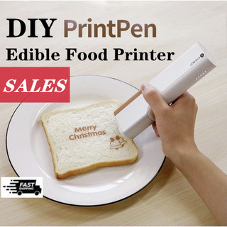 EVEBOT ปากกาพิมพ์กาแฟ ไร้สาย เครื่องพิมพ์อิงค์เจ็ทแบบพกพา DIY สําหรับอาหาร เค้ก ขนมปัง