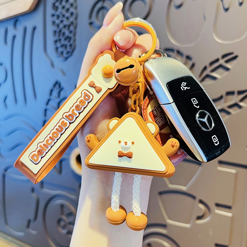 Coffeejoy พวงกุญแจ จี้ตุ๊กตาหมีน่ารัก สวยหรู เหมาะกับของขวัญ สําหรับผู้หญิง