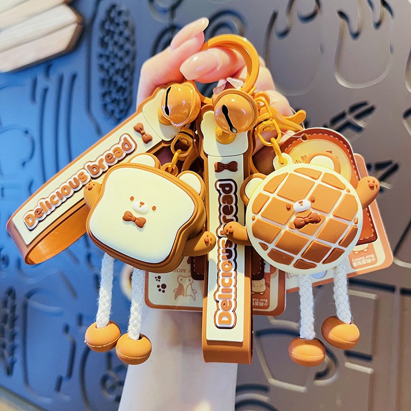 Coffeejoy พวงกุญแจ จี้ตุ๊กตาหมีน่ารัก สวยหรู เหมาะกับของขวัญ สําหรับผู้หญิง
