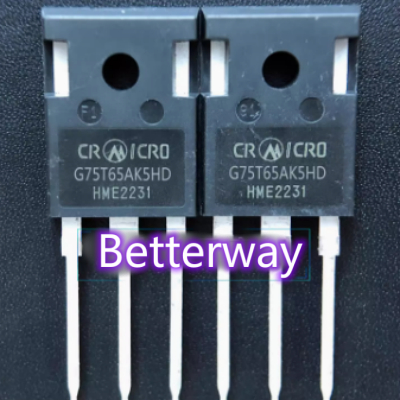วงจรรวม TO-247 IGBT 75A 650V G75T65AK5HD 2 ชิ้น