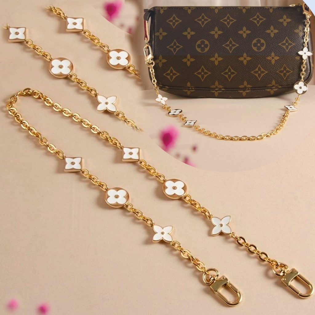 โซ่กระเป๋า   สายโซ่โลหะ ระดับไฮเอนด์ แฮนด์เมด DIY สําหรับกระเป๋า กระเป๋าสะพายไหล่