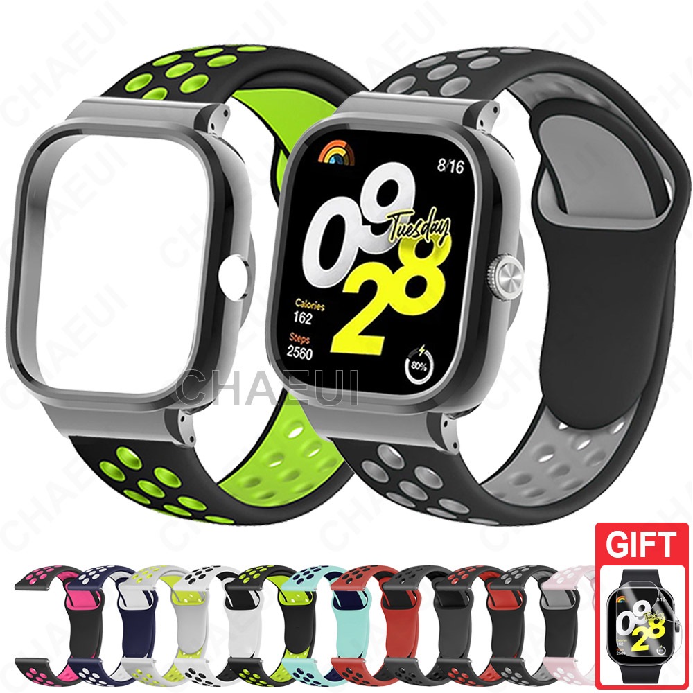 สายซิลิโคนแม่มดกรณีสร้อยข้อมือสําหรับ Redmi Watch 6 5 4 3 Active 2 Lite / Mi Watch Lite
