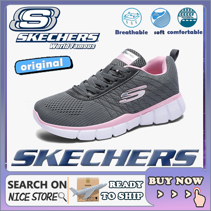 [รองเท้าผ้าใบผู้หญิง] Skechers_ Go-walk รองเท้าผ้าใบ สลิปออน กีฬา รองเท้าส้นแบน Kasut Sukan Wanita Walking Running Girl ROSQ