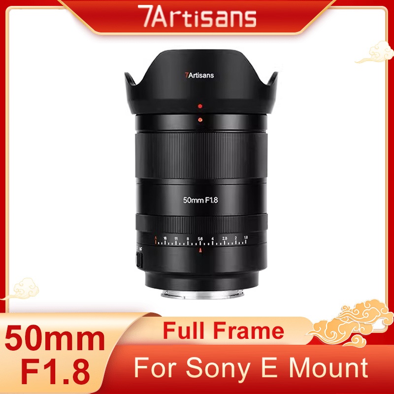 7Artisans 50mm F1.8 AF Auto Focus Full กรอบรูรับแสงขนาดใหญ่เลนส์โฟกัสคงที่สําหรับ Nikon Z z8 z9 zf Sony E A7CII A7CR mount