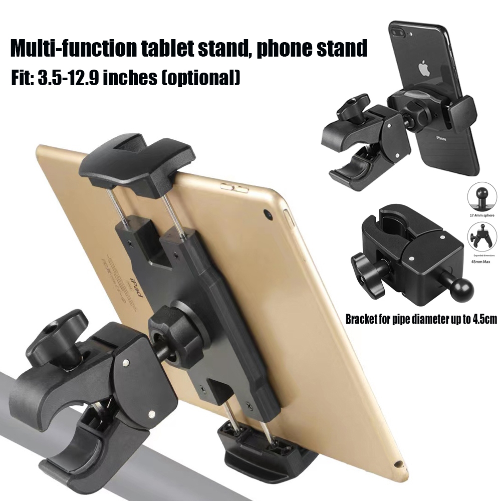 ขาตั้งกล้องโทรศัพท์มือถือ แท็บเล็ต อเนกประสงค์ กันตก กันสั่นสะเทือน อุปกรณ์เสริม สําหรับถ่ายภาพ วิดีโอ รถจักรยานยนต์