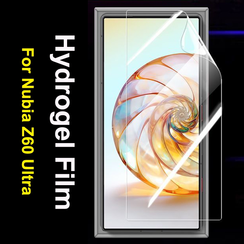 สําหรับ ZTE nubia Z60 Ultra Z60Ultra Z60U 6.8 "Clear TPU Anti-Fingerprints Hydrogel Full Cover Soft 