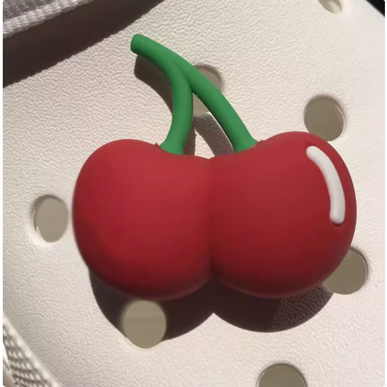 2026 สไตล์ใหม่รองเท้าดอกไม้สามมิติ 3D หมีทิวลิปเป็ดน้อยสีเหลือง drew Series เครื่องประดับผึ้งสไตล์ใหม่ Zhibixing - รูปที่ 2