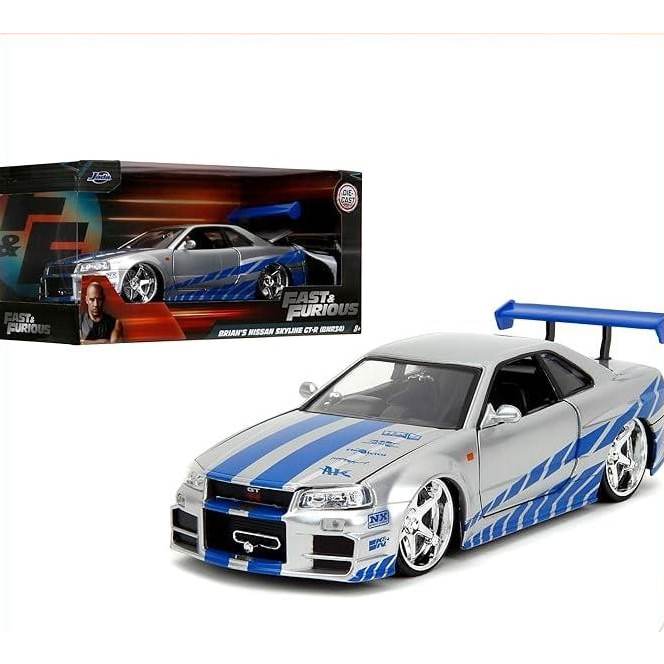 Jada 1:24 Fast and Furious GTR [BNR34] (รถพอล)