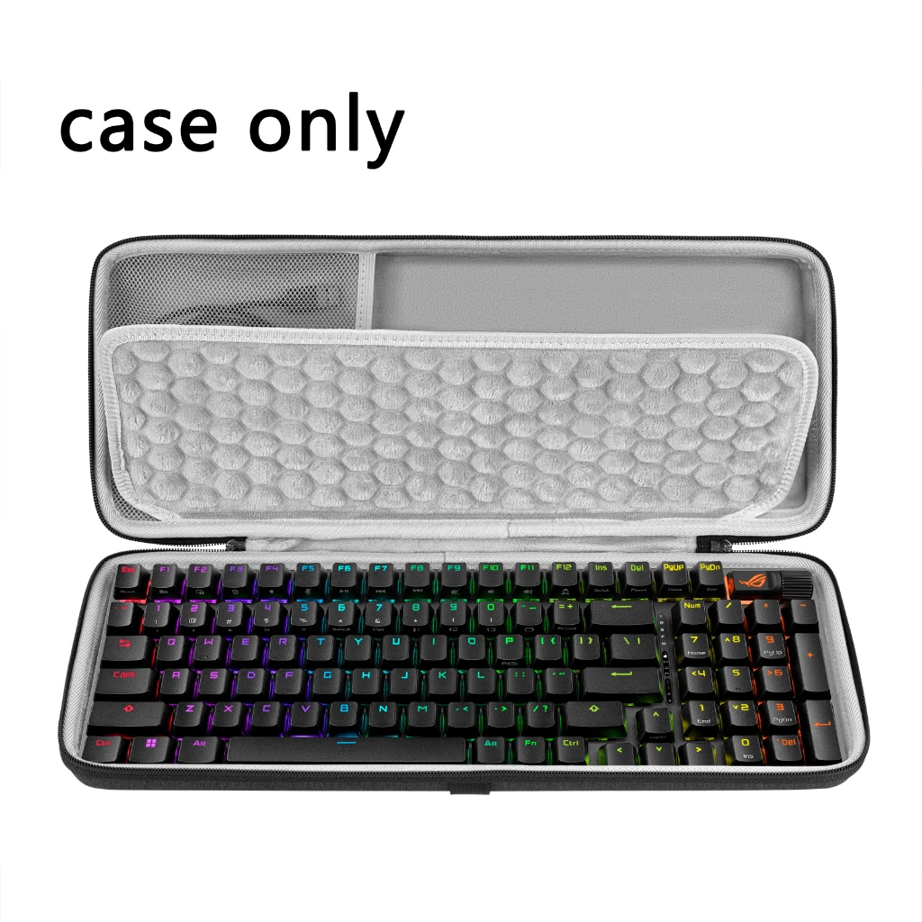 เคสคีย์บอร์ด Geekria เข้ากันได้กับ AULA F99, NuPhy Node100, Keychron K4, Keychron V5, Hard Case สําห