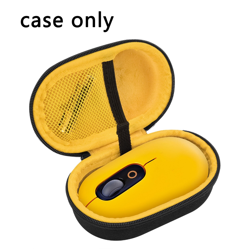 Geekria Mouse Case เข้ากันได้กับเมาส์ POP, YunZII C1, กระเป๋าเก็บเมาส์ไร้สายแบบแข็ง