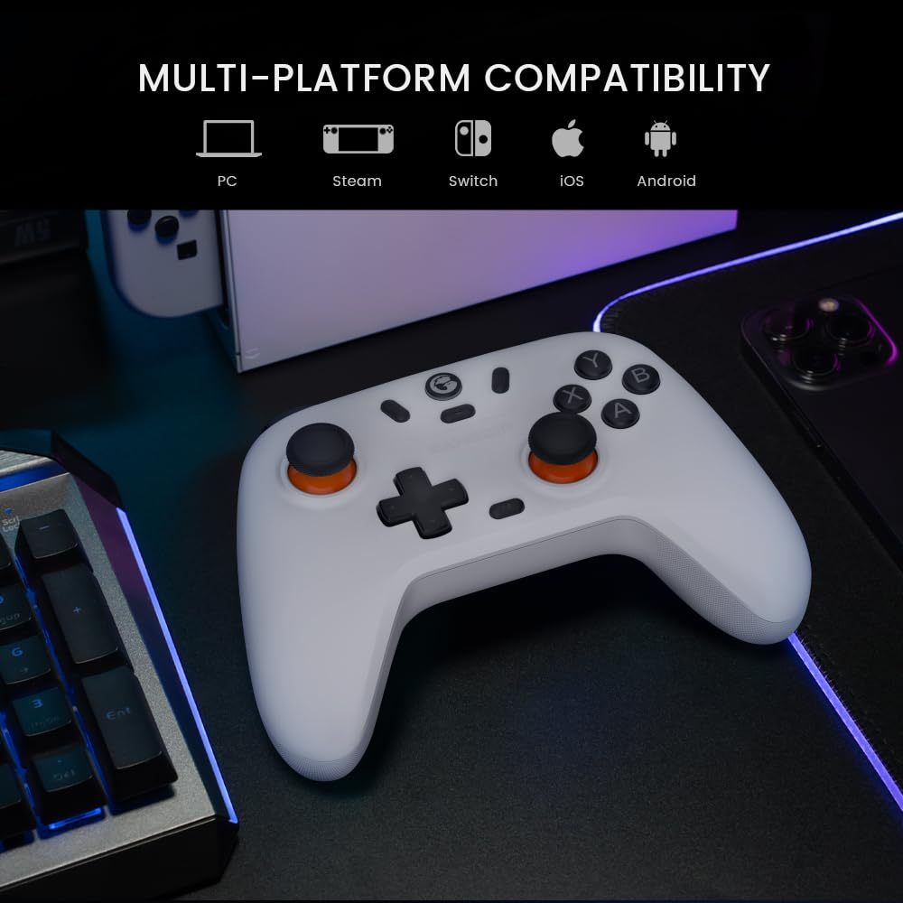 Gamesir T4 Nova Lite สวิตช์ควบคุมฮอลล์เอฟเฟคเกมแพด สําหรับ Nintendo Switch iPhone Android โทรศัพท์มือถือ Windows PC Steam