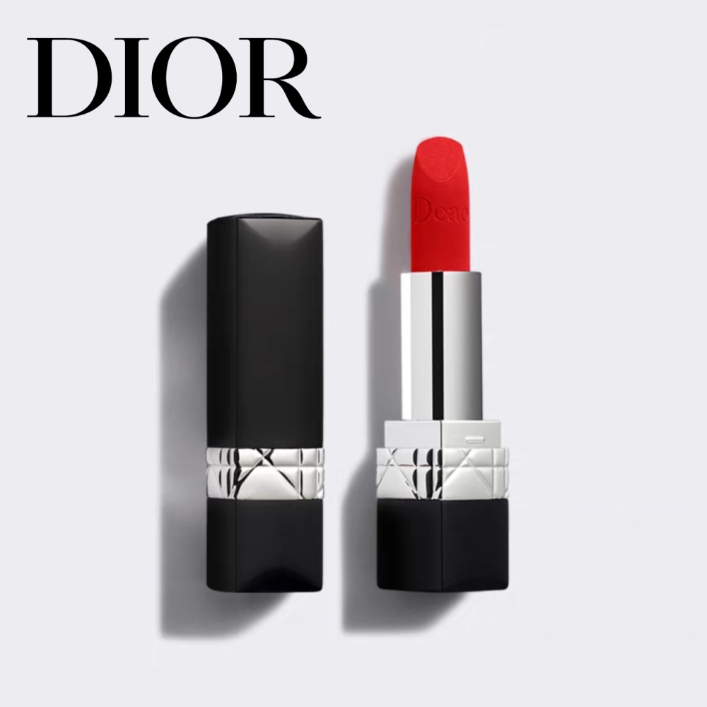 Dior ตัวอย่างลิปสติก สีฟ้า ทอง 1.5 กรัม 999MATTE 999SATIN 888MATTE 2024