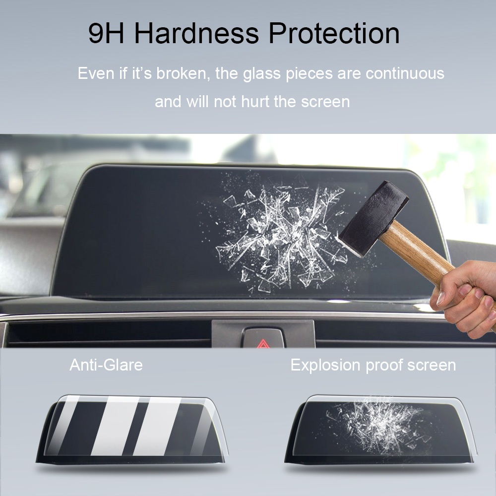 ฟิล์มกระจกนิรภัยกันรอยหน้าจอ LCD GPS สําหรับ BMW Series 3 4 F30 F31 F34 F35 M3 2016-2019 - รูปที่ 2