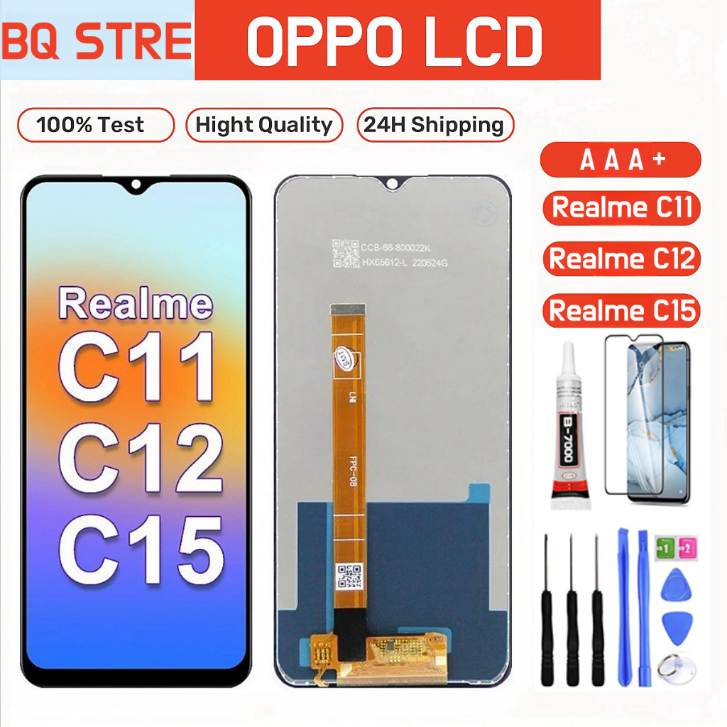  หน้าจอสัมผัส LCD สําหรับ OPPO Realme C15 Realme C12 Realme C11 หน้าจอ จอ OPPO A15