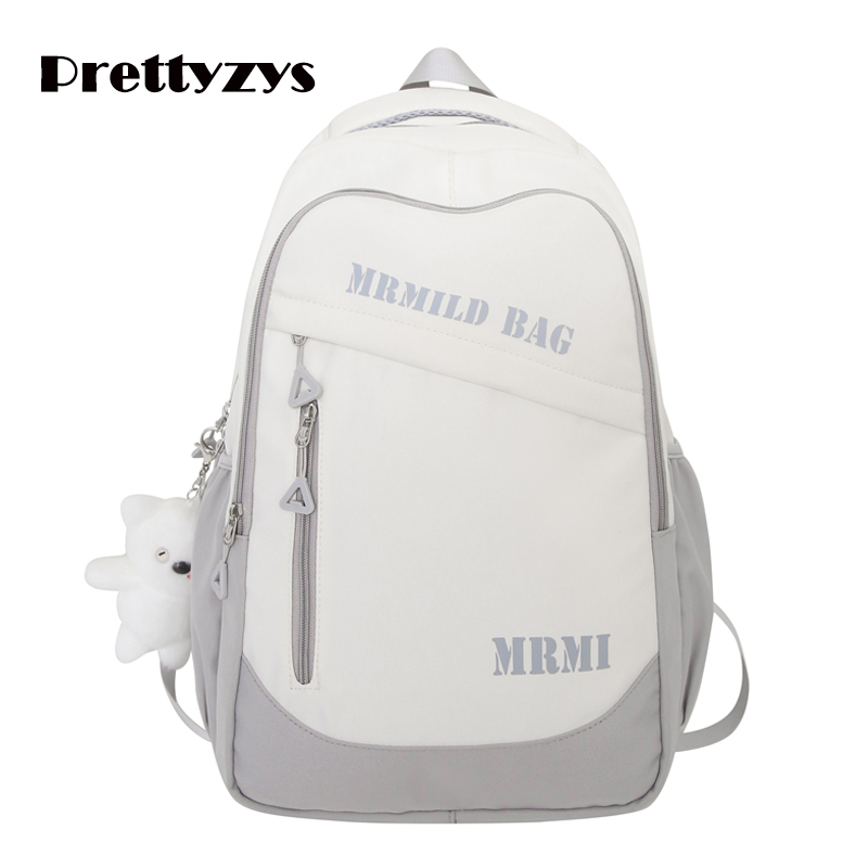 Backpack Prettyzys 2023 Korean Students Bag Large capacity 15.6 inch For Couple Students