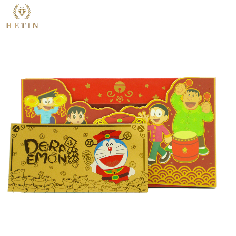 HETIN Doraemon Gold Sheet Pure Gold 999/24K(0.1g)IP Co branded Limited Edition