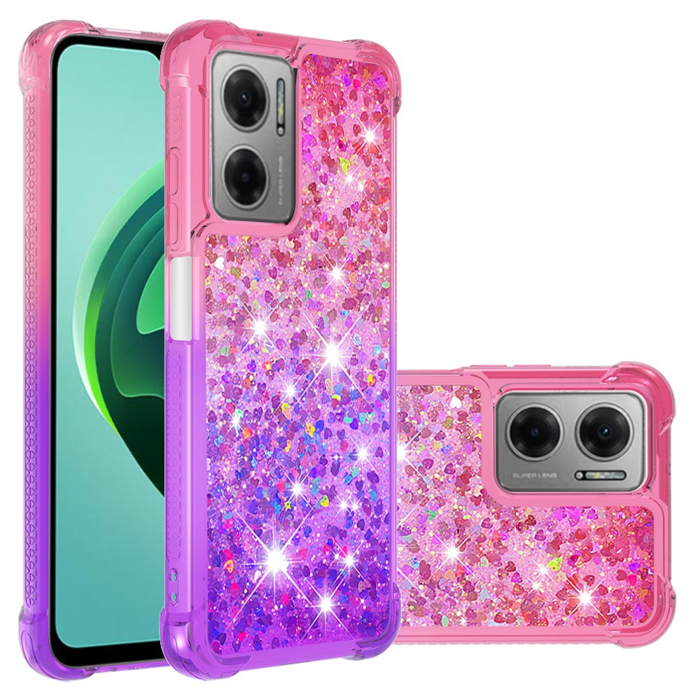 สําหรับ Xiaomi Redmi 10 5G 2022 เคสโทรศัพท ์ ป ้ องกันการตกคุณภาพสูงพร ้ อมทรายดูดไล ่ ระดับสี