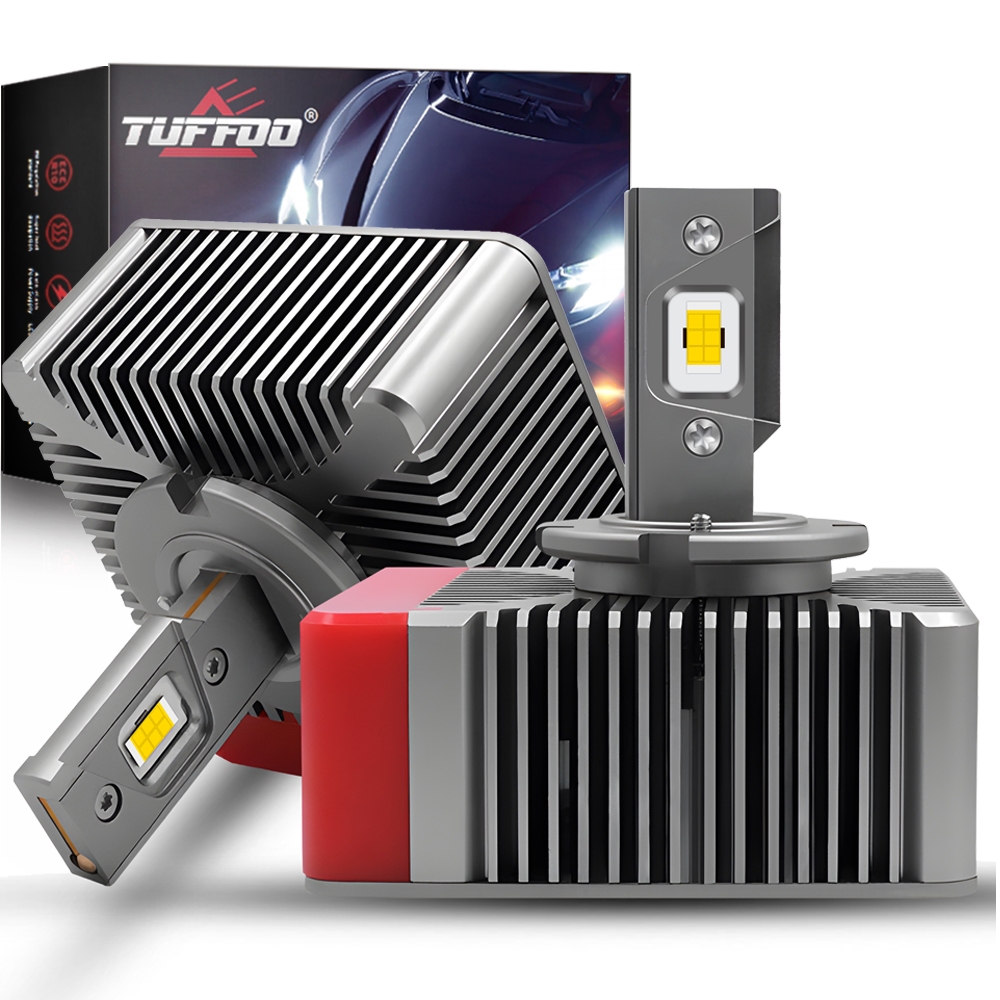 Tuffoo หลอดไฟหน้ารถยนต์ Led Triton D5S 6000K DC12V 25W 1:1 สีขาว 2 ชิ้น