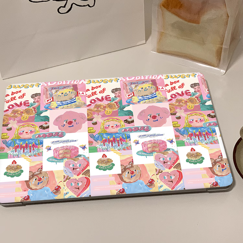 เคสแป้นพิมพ์ พิมพ์ลายภาพวาดสีน้ํามัน รูปสัตว์ สําหรับ 2024 Air M3 13 นิ้ว A3113 Air15 M3 A3114 2023 Pro M3 14 นิ้ว A2992 A2918 Air M2 A3681 A2941 2020 Pro13 M1 A2338 Air13.3 A2337