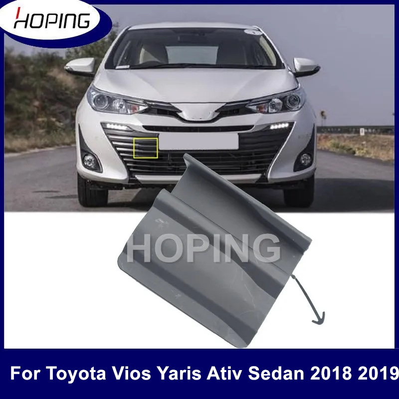 ฝาครอบตะขอลากจูงกันชนหน้า สําหรับ Toyota Vios Yaris Ativ Sedan 2018 2019