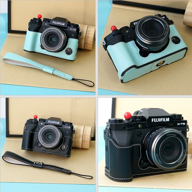 เคสกระเป๋าใส่กล้อง หนัง PU สําหรับ Fujifilm XT5 Fuji X-T5 Geunine