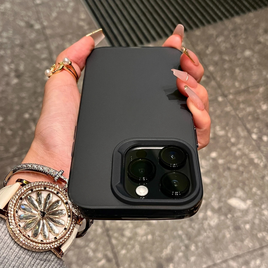【Matte TPU soft case】เคส compatible for iphone se2020 7 8 plus x xr xs max 11 12 13 14 15 pro max case