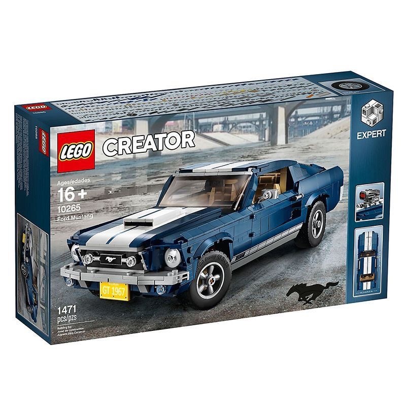 [LEGO] 10265 บล็อกตัวต่อรถยนต์ Ford GT Mustang ของเล่นสําหรับเด็ก