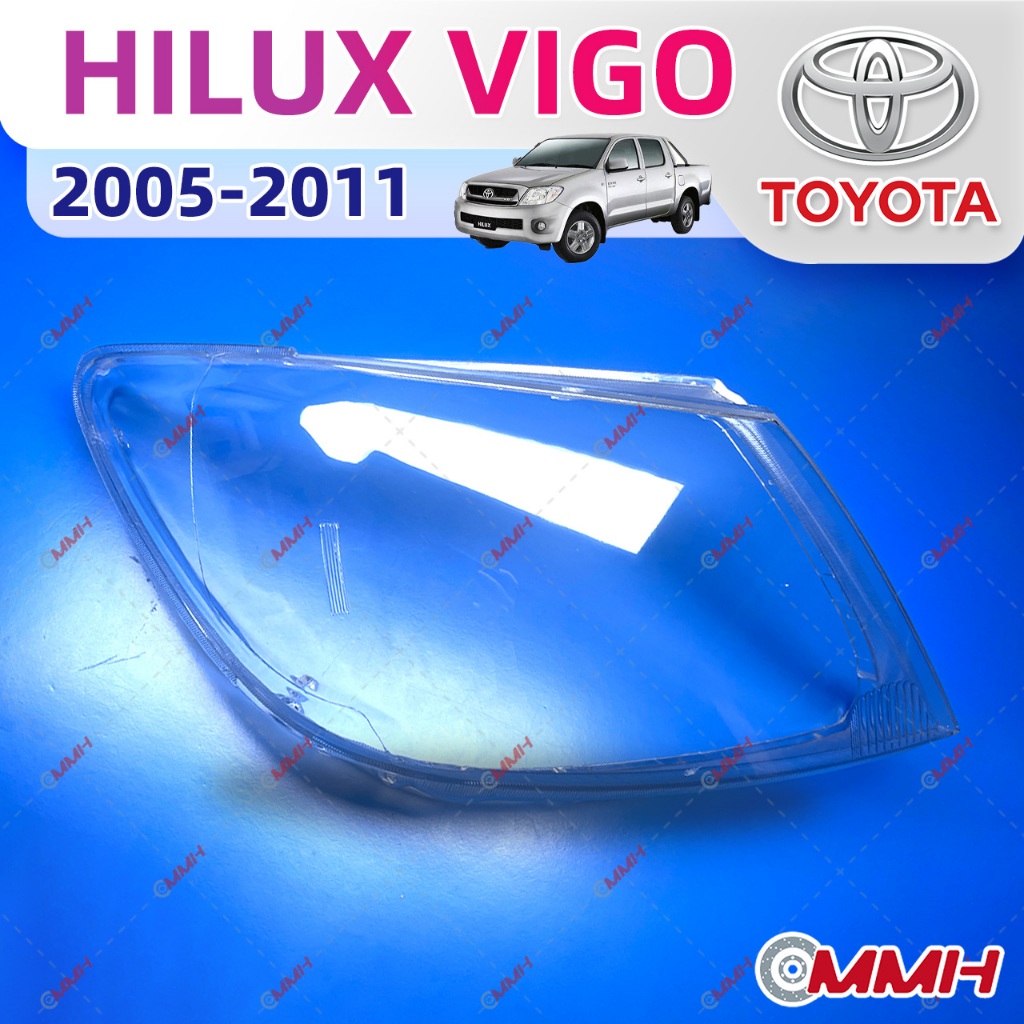 ฝาครอบเลนส์ไฟหน้า สําหรับ Toyota HILUX VIGO KUN25 2005-20011 เลนส์ไฟหน้า ฝาครอบไฟหน้า ไฟหน้ารถยนต์ ไฟหน้าสําหรับ ฝาครอบไฟหน้าตรงรุ่น ฝาครอบเลนส์ headlamp cover ไฟหน้า โคมไฟหน้า ฝาครอบเลนส์