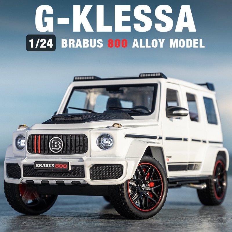 โมเดลรถยนต์ 1:24 Mercedes Benz BRABUS G800 ของเล่นสําหรับเด็ก