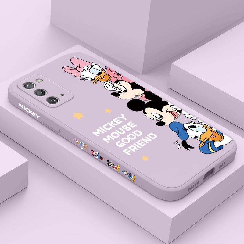 เคสโทรศัพท์มือถือซิลิโคน ลายตุ๊กตาแฮปปี้ มีลายด้านข้าง สําหรับ Samsung Galaxy Note 5G 20 10 9 Ultra Plus