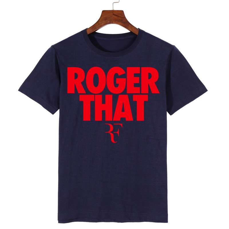 เสื้อยืดแขนสั้น คอกลม ผ้าฝ้าย พิมพ์ลาย Federer Roger That แฟชั่นฤดูร้อน สําหรับผู้ชาย