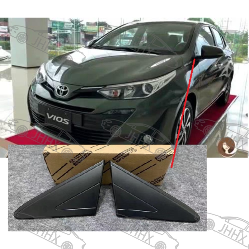 ฝาครอบกระจกมองหลัง ทรงสามเหลี่ยม สําหรับ TOYOTA VIOS Yaris ativ  GEN4 2018 2019 2020