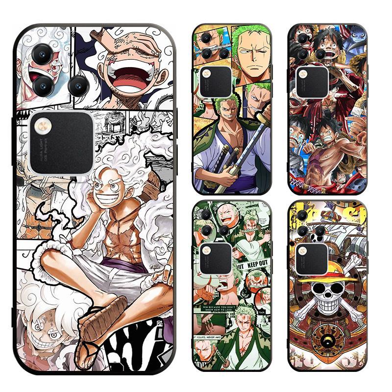 เคส VIVO V40 Y28s V30E Y100 V30 pro LITE V2318 V2319 V2327 V2352 V2346 4G 5G V2347 นิ่ม ลายลูฟี่ onepiece สําหรับ