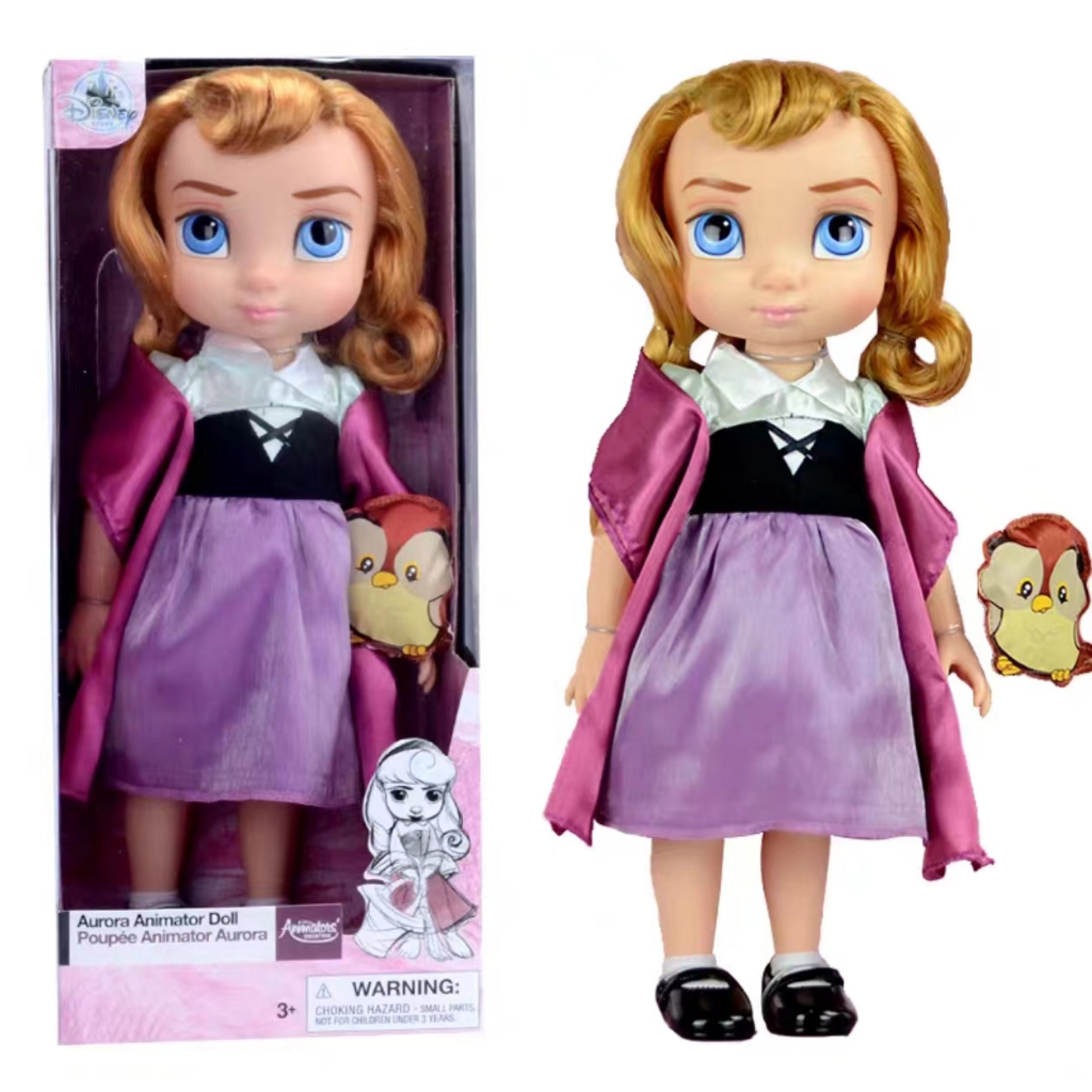Disney Store Animator Doll Aurora with Baby Owl New with Box Disney Store ตุ๊กตาอนิเมชั่น นกฮูก พร้อมกล่อง
