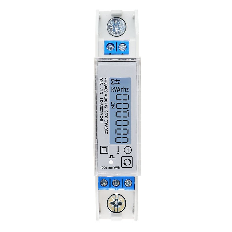 TAC1100 Multi-traffic Din Rail เฟสเดียว 100A 230V มัลติฟังก์ชั่น Energy Meter ไฟฟ้า Kwh Meter RS485 Modbus RTU Meter