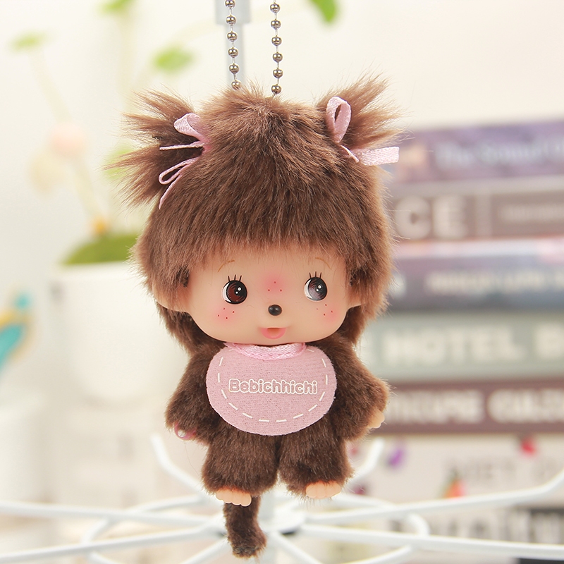 ใหม่ ของแท้ 100% จี้หัวโต Monchhichi Bebichhichi น่ารักมาก สําหรับเด็ก