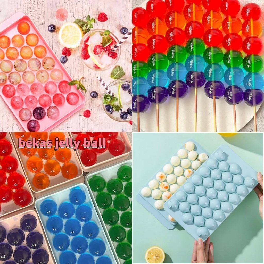 ถาดน้ําแข็ง ถาดแม่พิมพ์ทําน้ําแข็ง เยลลี่ ทรงกลม 33 ช่อง สําหรับห้องครัว ปาร์ตี้
