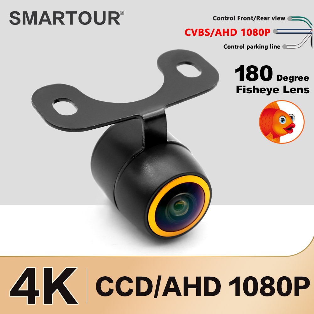 Ccd กล้องมองหลังรถยนต์ มองเห็นกลางคืน 4K HD 1080P AHD 1920*1080