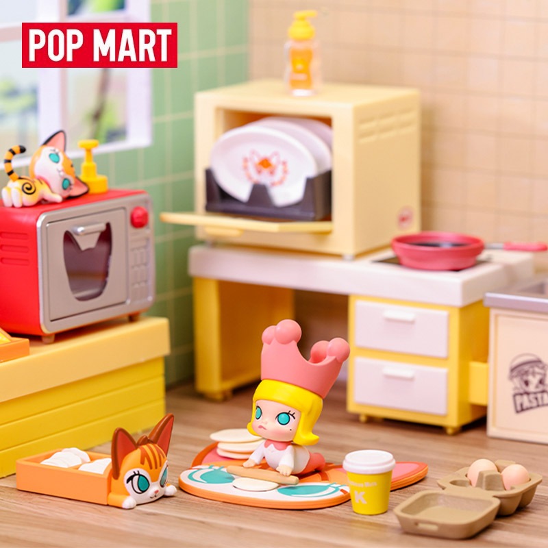 พร้อมส่ง ของแท้ Popmart MOLLY Cooking Series Blind box กล่องสุ่ม ของเล่นเด็ก อุปกรณ์ประกอบฉากทําอาหาร