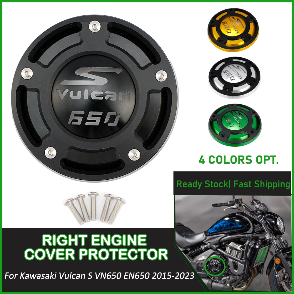 KAWASAKI XTMOTO รถจักรยานยนต์ด้านขวาเครื่องยนต์ฝาครอบป้องกันคลัทช์ Stator CNC หมวกสําหรับคาวาซากิ Vu